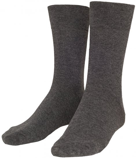 Adamo Aaron Soft-socks Charcoal 3-pack - Lenjerie intimă & costum baie - Lenjerie Intimă Bărbați Mărimi Mari