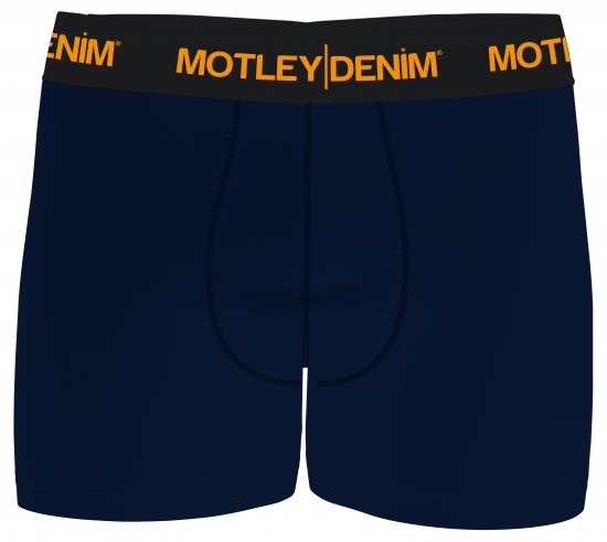 Motley Denim Amsterdam Boxershorts Navy 2-pack - Lenjerie intimă & costum baie - Lenjerie Intimă Bărbați Mărimi Mari