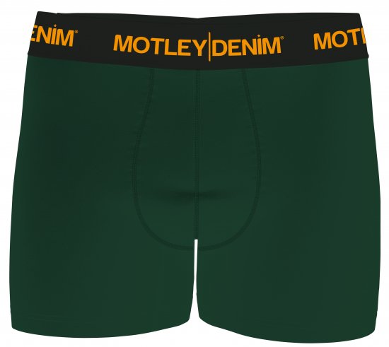 Motley Denim Amsterdam Boxershorts Racing Green 2-pack - Lenjerie intimă & costum baie - Lenjerie Intimă Bărbați Mărimi Mari
