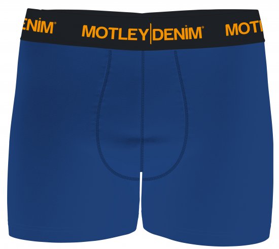 Motley Denim Amsterdam Boxershorts Royal Blue 2-pack - Lenjerie intimă & costum baie - Lenjerie Intimă Bărbați Mărimi Mari