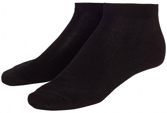 Adamo Anton sneaker-socks Black 4-pack - Lenjerie intimă & costum baie - Lenjerie Intimă Bărbați Mărimi Mari