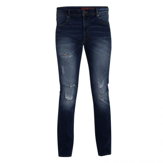D555 Asher 1959 Stretch Jeans with rips - Blugi & pantaloni - Blugi & Pantaloni Bărbați Mărimi Mari