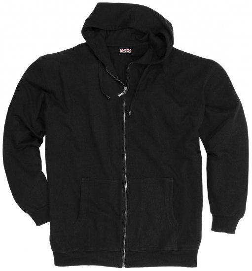Adamo Athen Hoodie with Zipper Black - Pulovere & hanorace - Pulovere & Hanorace Bărbați Mărimi Mari