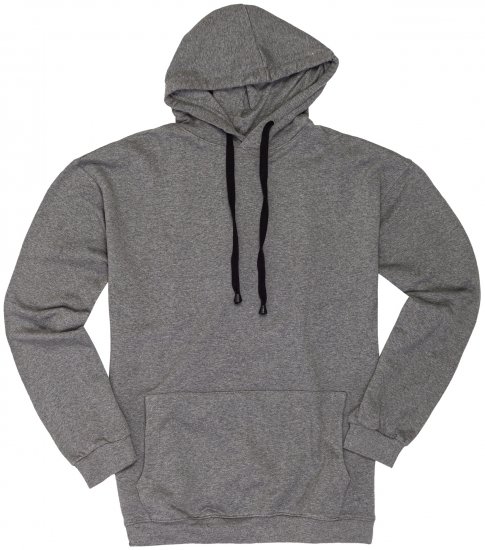 Adamo Athen Hoodie without Zipper Grey - Pulovere & hanorace - Pulovere & Hanorace Bărbați Mărimi Mari