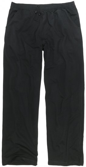 Adamo Athen Sweatpants with Open Hem Black - Pantaloni trening - Pantaloni Trening Bărbați Mărimi Mari