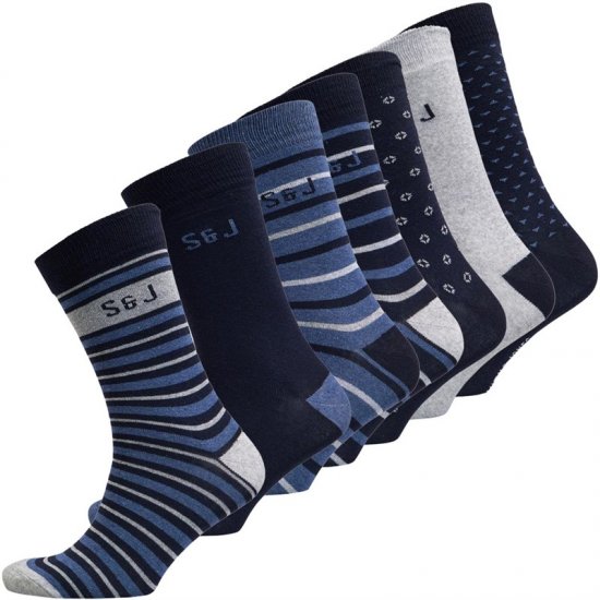 Smith & Jones Benji 7-pack Socks - Lenjerie intimă & costum baie - Lenjerie Intimă Bărbați Mărimi Mari