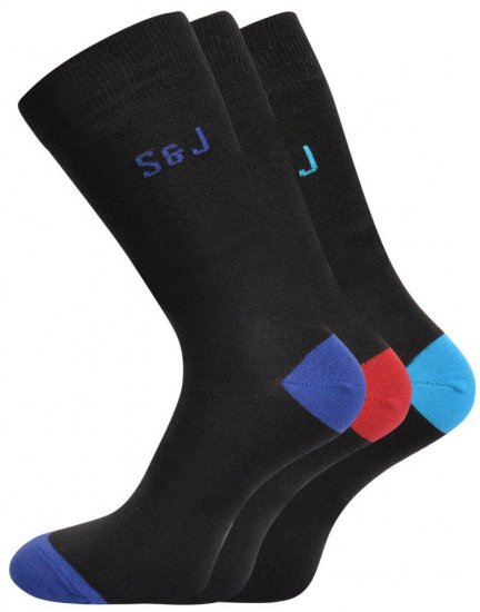 Smith & Jones Blear 3-pack Socks (46-49) - Lenjerie intimă & costum baie - Lenjerie Intimă Bărbați Mărimi Mari