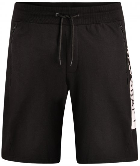Rawcraft Bradfield Jersey Shorts Black - Pantaloni trening - Pantaloni Trening Bărbați Mărimi Mari