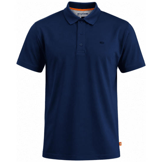 Motley Denim Bratislava Polo Navy - Tricouri polo - Tricouri Polo Bărbați Mărimi Mari
