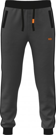 Motley Denim Bremen Sweatpants Charcoal/Black - Pantaloni trening - Pantaloni Trening Bărbați Mărimi Mari