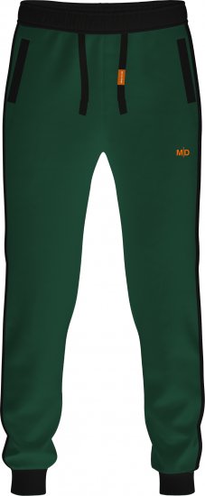 Motley Denim Bremen Sweatpants Racing Green/Black - Pantaloni trening - Pantaloni Trening Bărbați Mărimi Mari