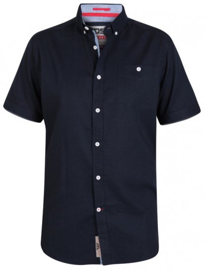 D555 Brixton Shirt Navy - Cămăși - Cămăși Bărbați Mărimi Mari