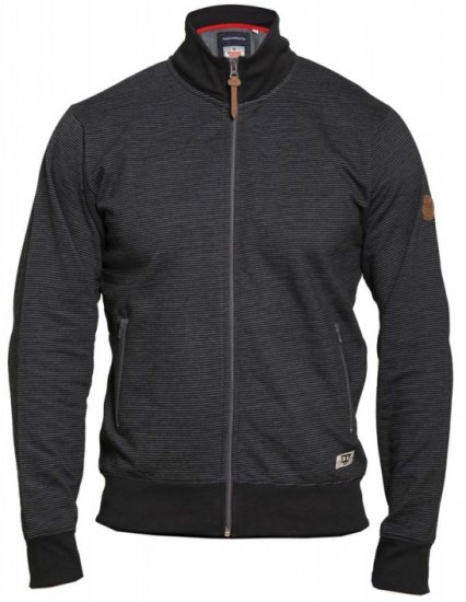 D555 Buxton Full Zip Sweatshirt Black - Pulovere & hanorace - Pulovere & Hanorace Bărbați Mărimi Mari