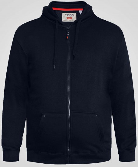 D555 Cantor Hoodie Navy - Pulovere & hanorace - Pulovere & Hanorace Bărbați Mărimi Mari