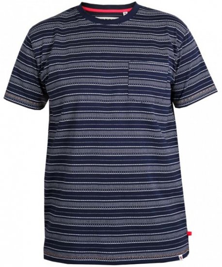 D555 Caspian T-shirt Navy - Tricouri - Tricouri Bărbați Mărimi Mari