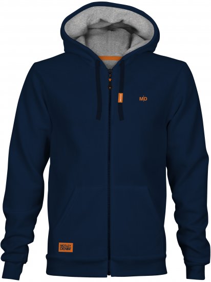 Motley Denim Copenhagen Hoodie Navy - Pulovere & hanorace - Pulovere & Hanorace Bărbați Mărimi Mari