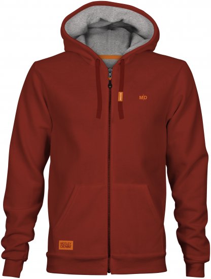 Motley Denim Copenhagen Hoodie Red - Pulovere & Hanorace - Pulovere & Hanorace Bărbați Mărimi Mari