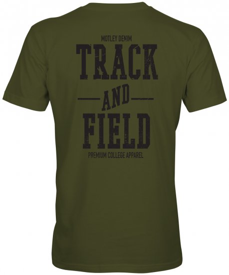 Motley Denim Coventry T-shirt Dark Khaki - Tricouri - Tricouri Bărbați Mărimi Mari