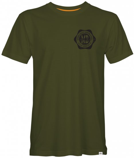 Motley Denim Coventry T-shirt Dark Khaki - Tricouri - Tricouri Bărbați Mărimi Mari