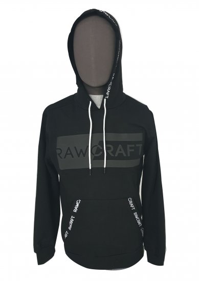 Rawcraft Cregan Hoodie Black - Pulovere & hanorace - Pulovere & Hanorace Bărbați Mărimi Mari