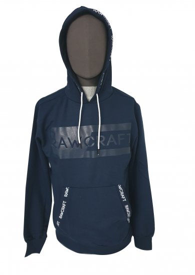 Rawcraft Cregan Hoodie Navy - Pulovere & hanorace - Pulovere & Hanorace Bărbați Mărimi Mari