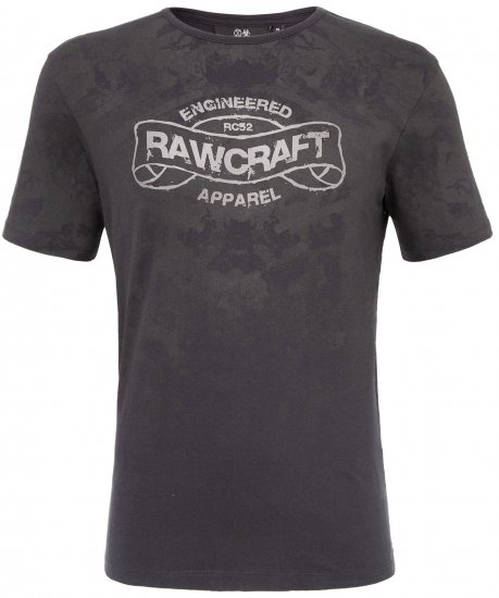 Rawcraft Crowler T-shirt Black - Tricouri - Tricouri Bărbați Mărimi Mari