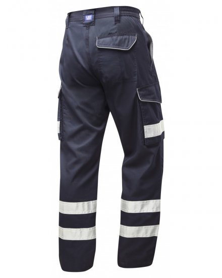 Leo Ilfracombe Cargo Pants Navy - Haine de lucru - Haine de lucru Bărbați Mărimi Mari