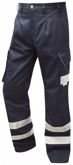 Leo Ilfracombe Cargo Pants Navy - Haine de lucru - Haine de lucru Bărbați Mărimi Mari