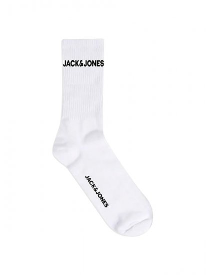 Jack & Jones Basic Logo Șosete de tenis Alb 5-pack - Lenjerie intimă & costum baie - Lenjerie Intimă Bărbați Mărimi Mari