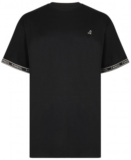 Kangol Descend T-shirt Black - Tricouri - Tricouri Bărbați Mărimi Mari