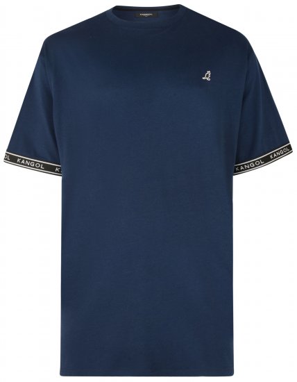 Kangol Descend T-shirt Navy - Tricouri - Tricouri Bărbați Mărimi Mari