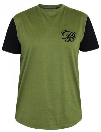 D555 Demarcus Couture T-shirt Khaki - Tricouri - Tricouri Bărbați Mărimi Mari