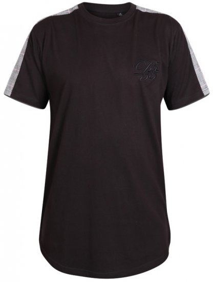 D555 Diaz T-shirt Black - Tricouri - Tricouri Bărbați Mărimi Mari