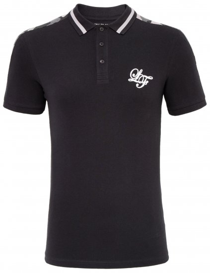 Loyalty & Faith Element Polo Black - Tricouri polo - Tricouri Polo Bărbați Mărimi Mari