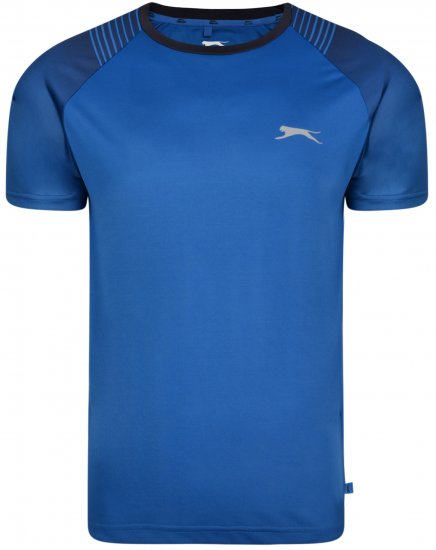 Slazenger Eli T-shirt Blue - Tricouri - Tricouri Bărbați Mărimi Mari