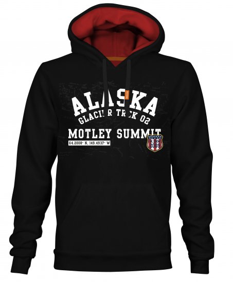 Motley Denim Elland Hoodie Black - Pulovere & hanorace - Pulovere & Hanorace Bărbați Mărimi Mari