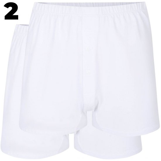 Espionage U001W boxeri set de 2 alb - Lenjerie intimă & costum baie - Lenjerie Intimă Bărbați Mărimi Mari