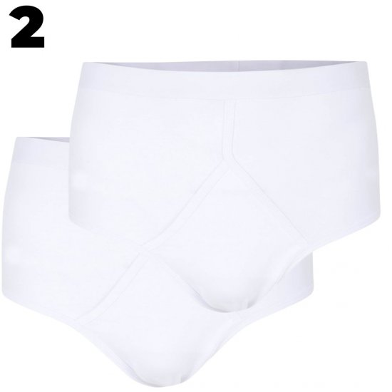 Espionage U003W chiloți slip set de 2 alb - Lenjerie intimă & costum baie - Lenjerie Intimă Bărbați Mărimi Mari