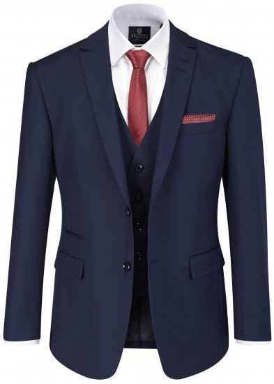 Skopes Kennedy Suit jacket Royal Blue - Costume - Costume Bărbați mărimi mari