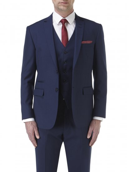 Skopes Kennedy Suit jacket Royal Blue - Costume - Costume Bărbați mărimi mari