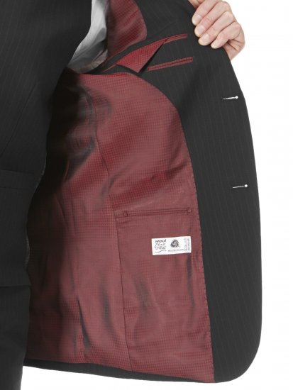 Skopes Darwin Suit jacket Black stripe - Costume - Costume Bărbați mărimi mari