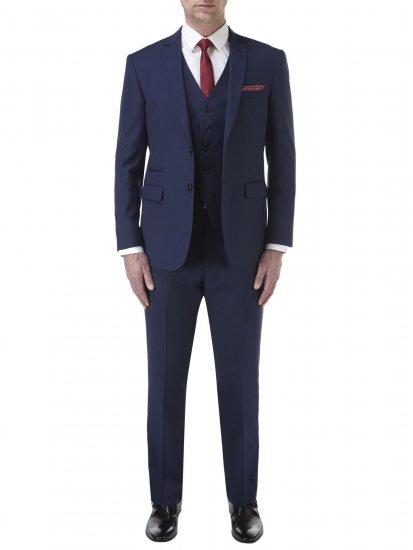 Skopes Kennedy Suit jacket Royal Blue - Costume - Costume Bărbați mărimi mari