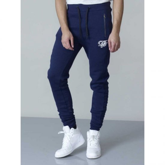 D555 Javier Fashion Sweatpants Navy - Pantaloni trening - Pantaloni Trening Bărbați Mărimi Mari