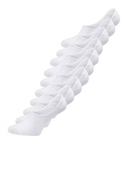 Jack & Jones Basic Șosete scurte Alb 10-pack - Lenjerie intimă & costum baie - Lenjerie Intimă Bărbați Mărimi Mari