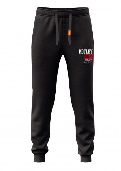 Motley Denim Glasgow Sweatpants Black - Pantaloni trening - Pantaloni Trening Bărbați Mărimi Mari