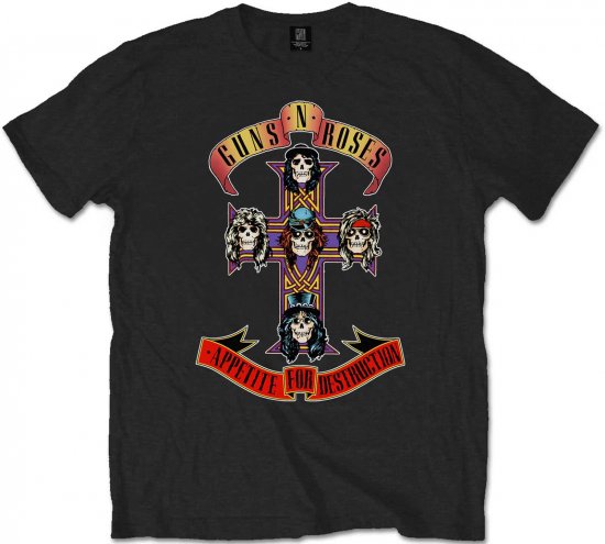 Guns N' Roses Appetite for Destruction T-shirt Black - Tricouri - Tricouri Bărbați Mărimi Mari