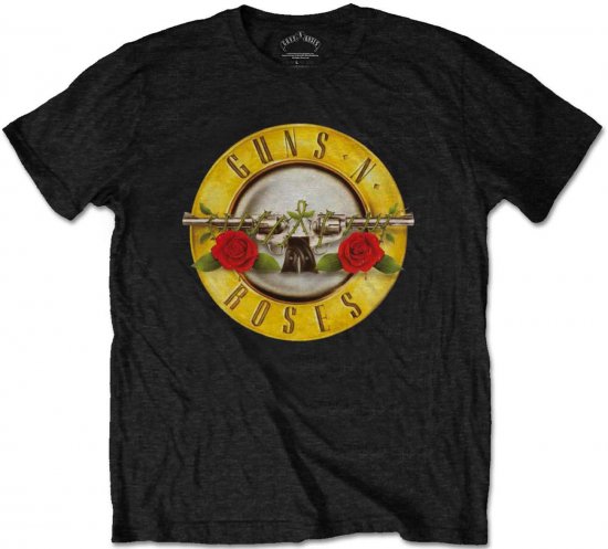 Guns N' Roses Classic logo T-shirt Black - Tricouri - Tricouri Bărbați Mărimi Mari