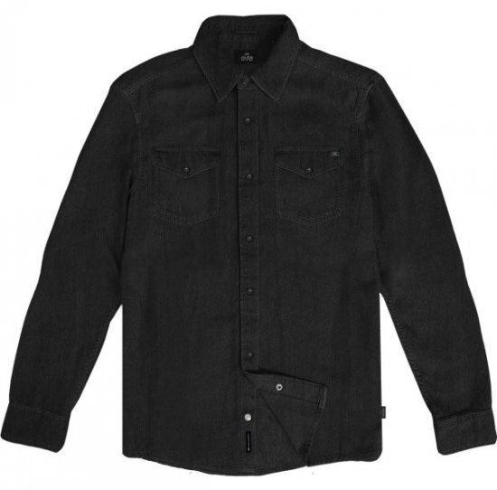 Double Outfitters GS-5126 Cămașă cu capse Negru - Cămăși - Cămăși Bărbați Mărimi Mari