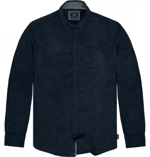 Double Outfitters GS-5225 Cămașă Oxford Albastru marin - Cămăși - Cămăși Bărbați Mărimi Mari