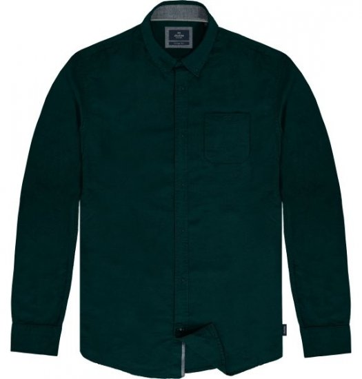 Double Outfitters GS-5225 Cămașă Oxford Verde închis - Cămăși - Cămăși Bărbați Mărimi Mari